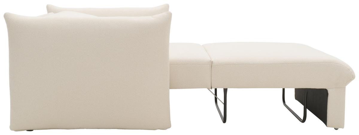 Sessel Looks Creme B: 120 cm - Creme/Schwarz, Design, Textil (120/100/97cm) - LOOKS by W.Joop