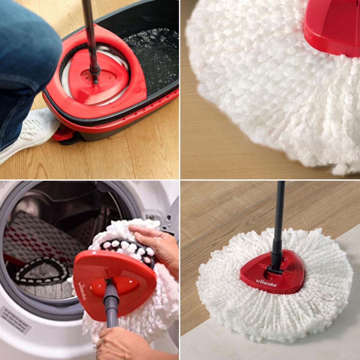 Felmosóhuzat Easy Wring&clean Classic Pót - Konventionell, műanyag/textil - Vileda