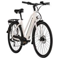 E-Bike City Damen 151e 28 Zoll, 80 km, 65 Nm - Weiß, Basics, Metall (180/70/100cm)