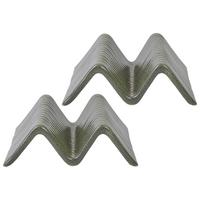 Servierschalentset Keramik Grün 2--Teilig. BxH: 14,5x10,5 cm - Grün, Basics, Keramik (14,5/10,5cm) - Creatable