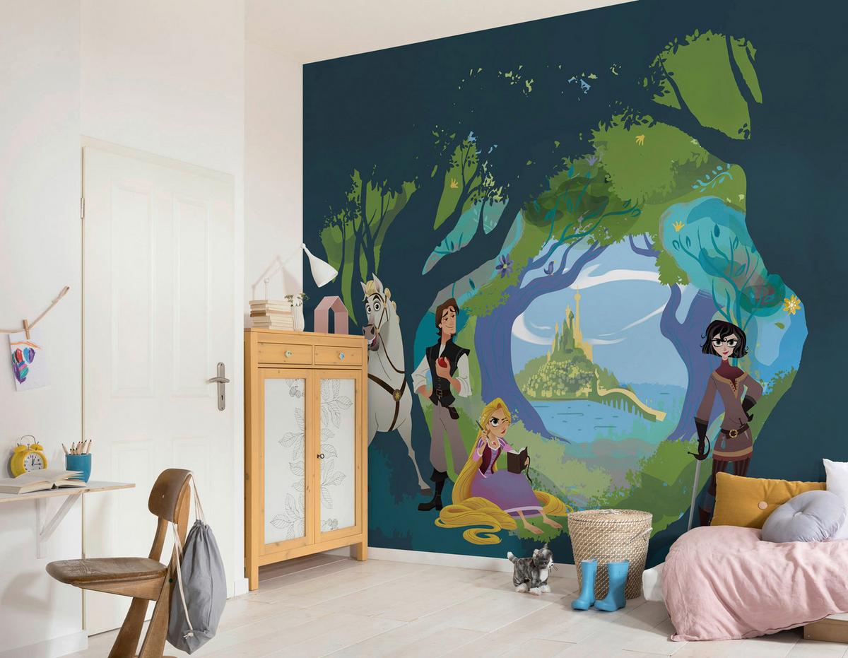 Fototapete Tangled - Multicolor, Trend, Papier (350/280cm)
