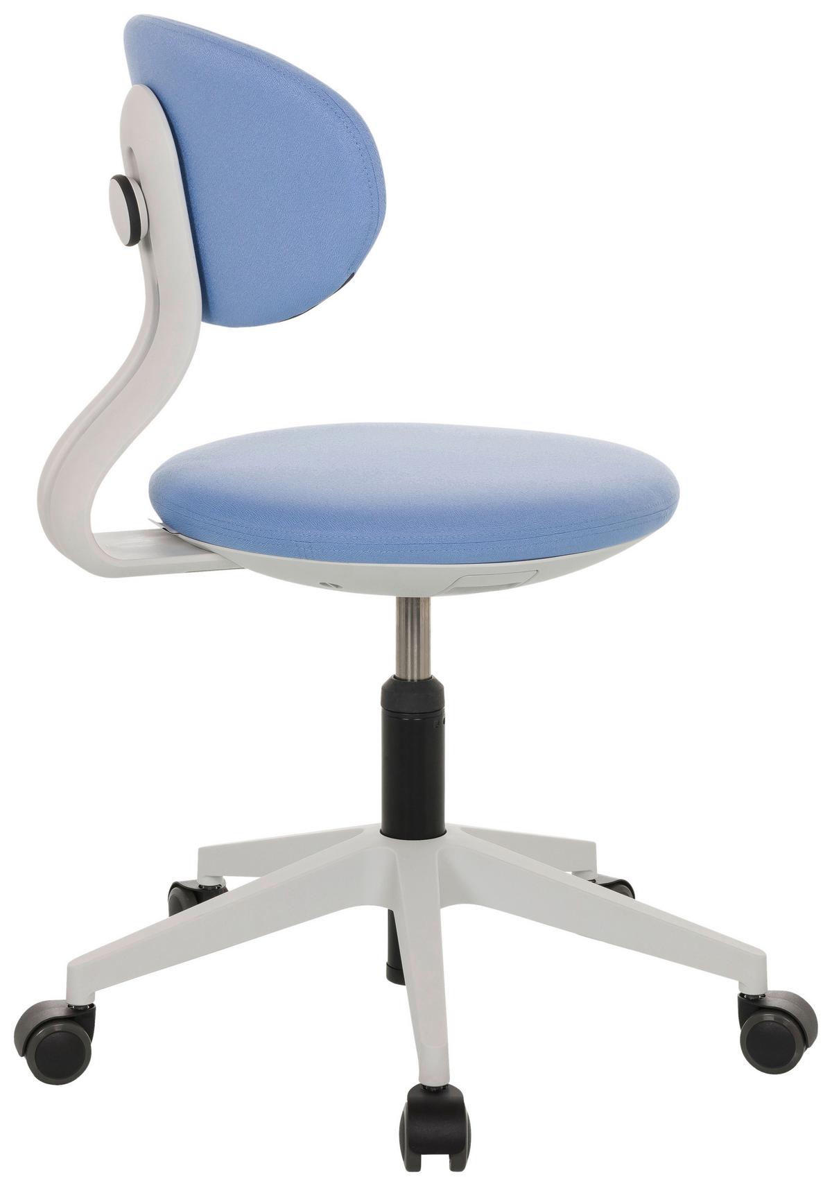 Jugenddrehstuhl Minimovo - Blau/Grau, Basics, Kunststoff/Textil (42/66-87/52cm) - MID.YOU