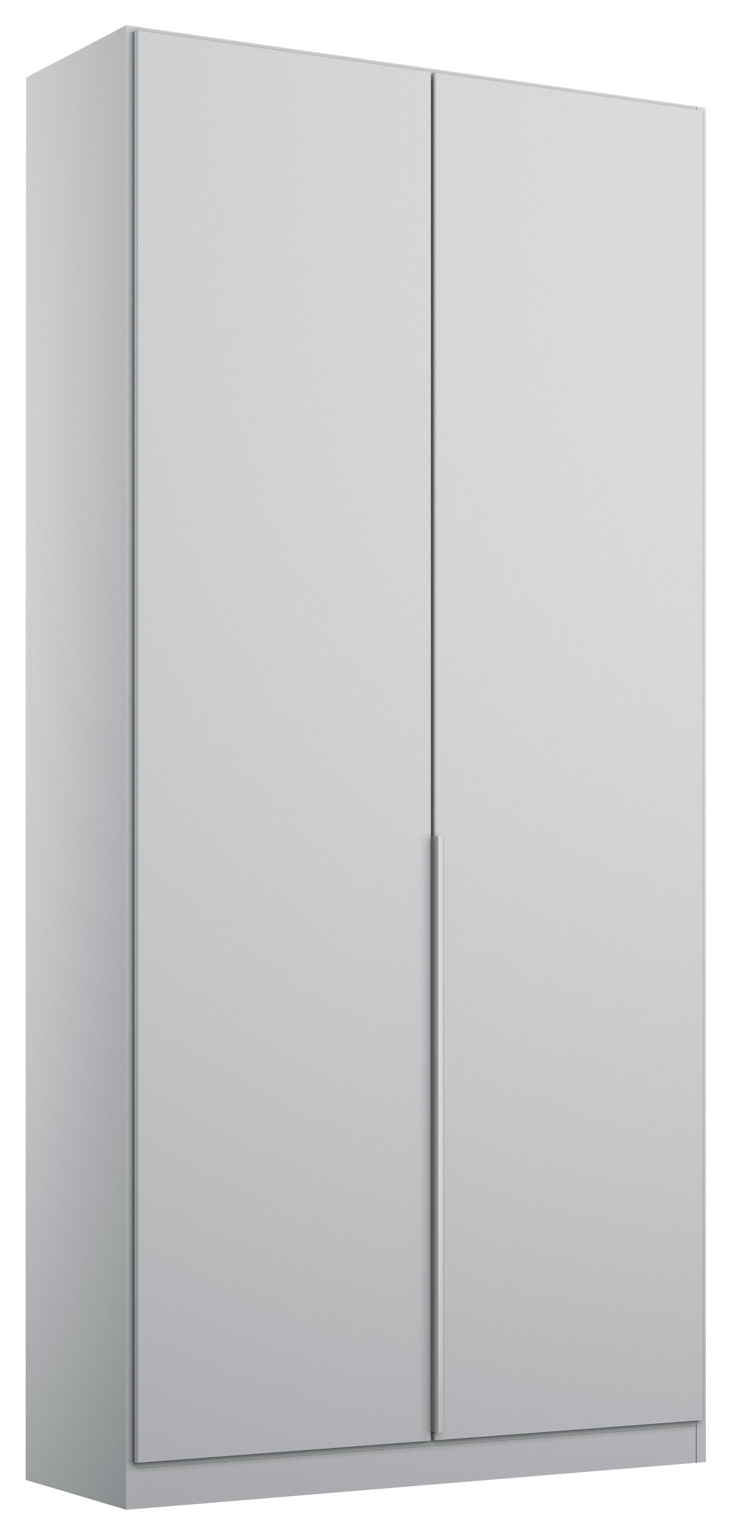 Drehtürenschrank in Weiß