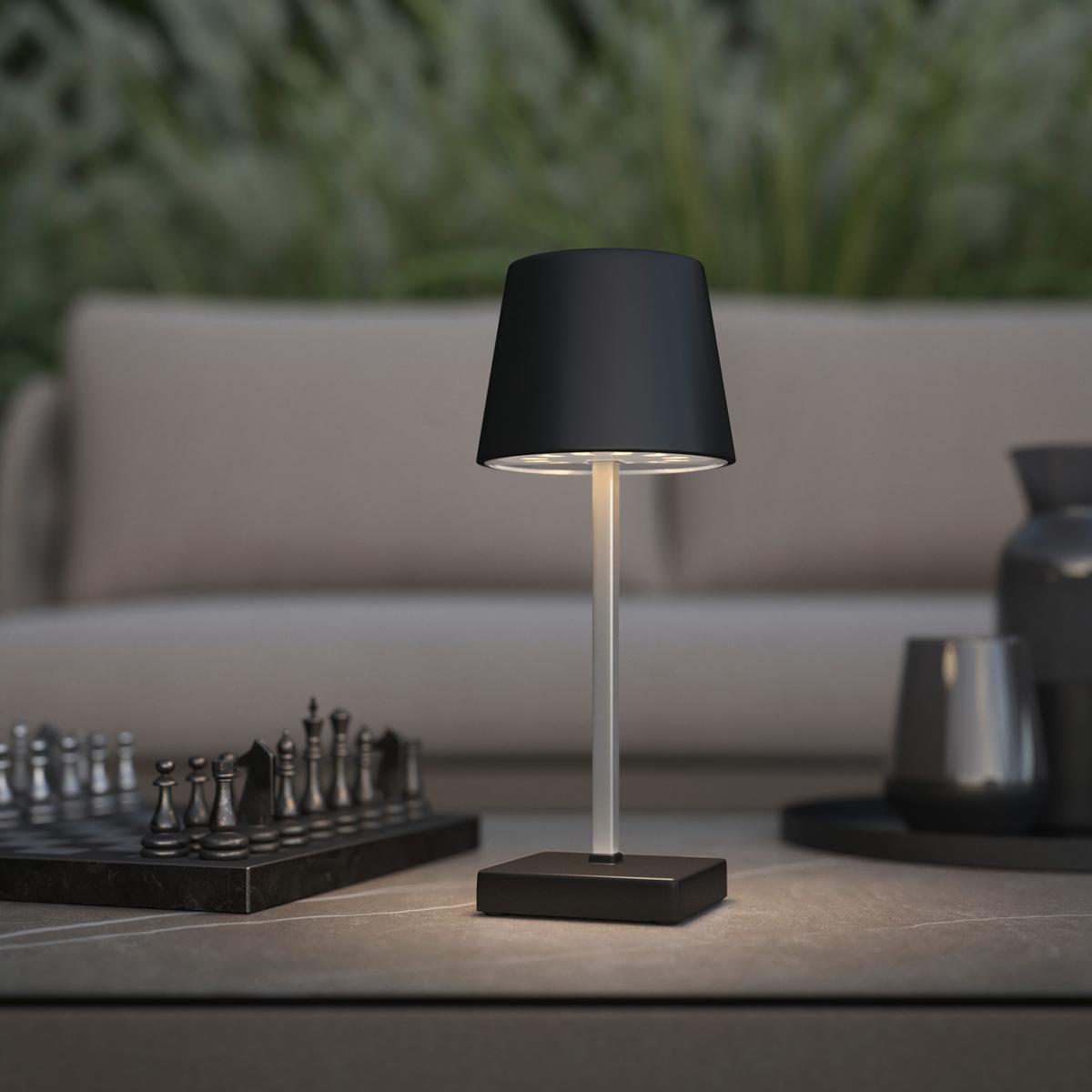DEKORAČNÍ LED SVÍTIDLO GOPI - černá/barvy stříbra, Romantický / Rustikální, kov/plast (10,5/26cm) - Modern Living