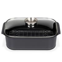 PEKÁČ GOURMET - černá, Basics, kov (26/40cm) - GSW
