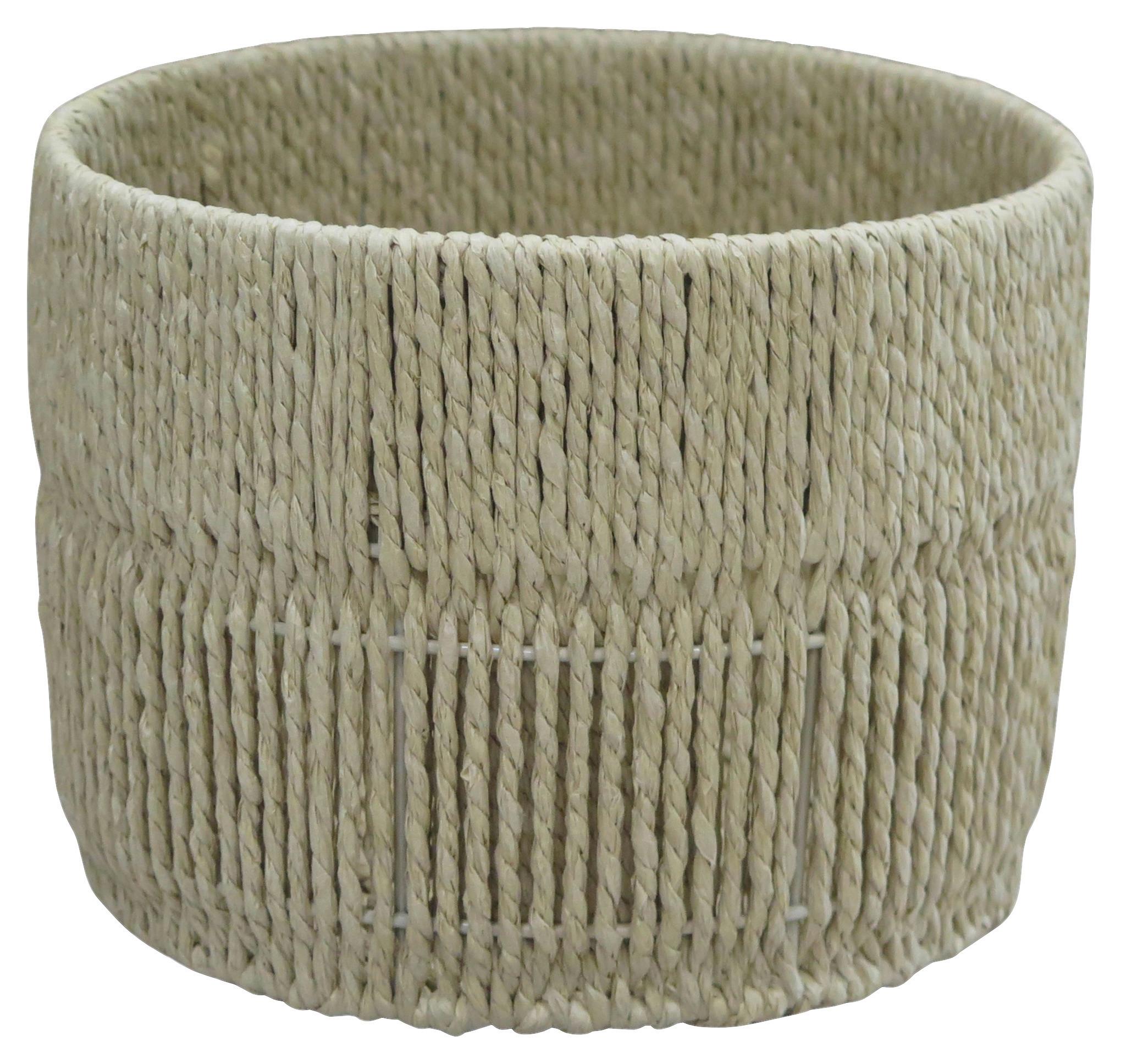 Koš CASEI ROUND -M- LAVEL ROUND - přírodní barvy, Konvenční, kov/papír (23/17cm) - Mömax