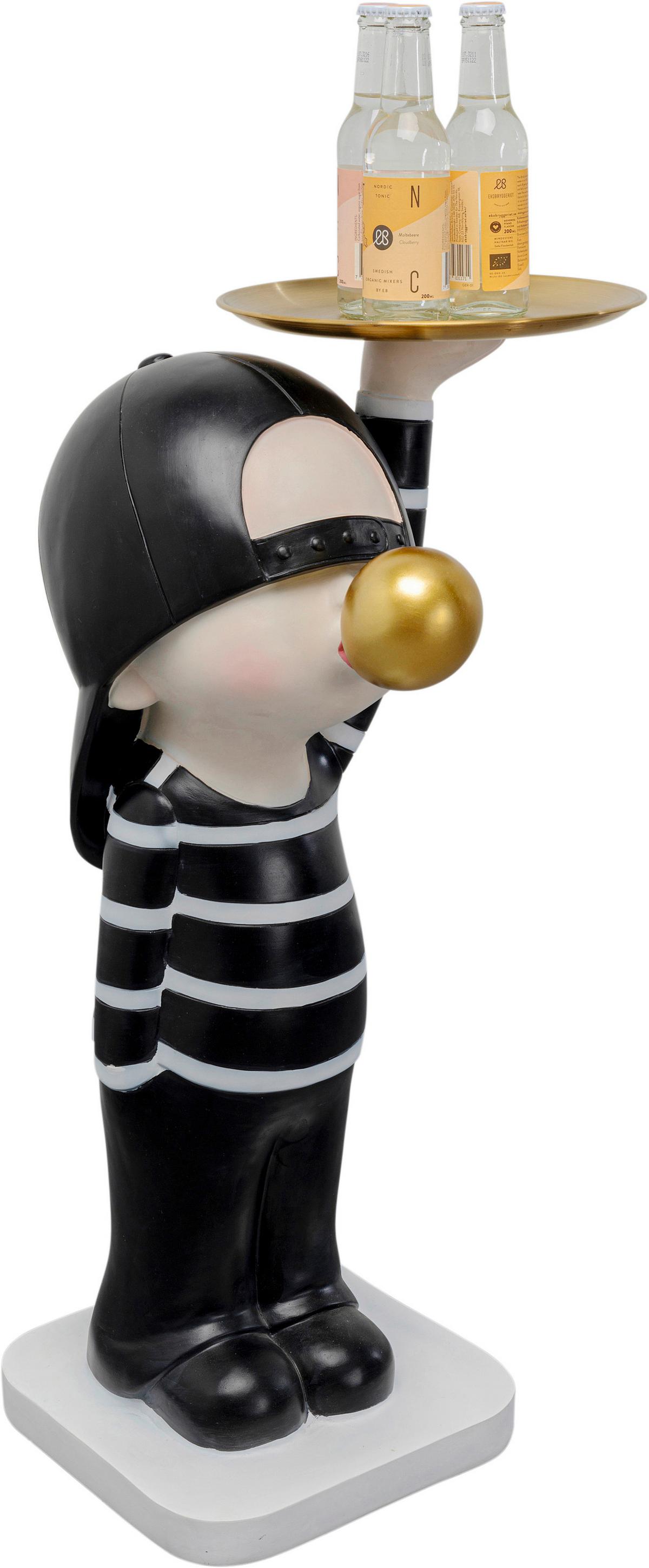 Príručný stolík BUBBLE BOY - viacfarebná/mosadzná, Modern, kov/plast (42/74/34cm) - Kare-Design