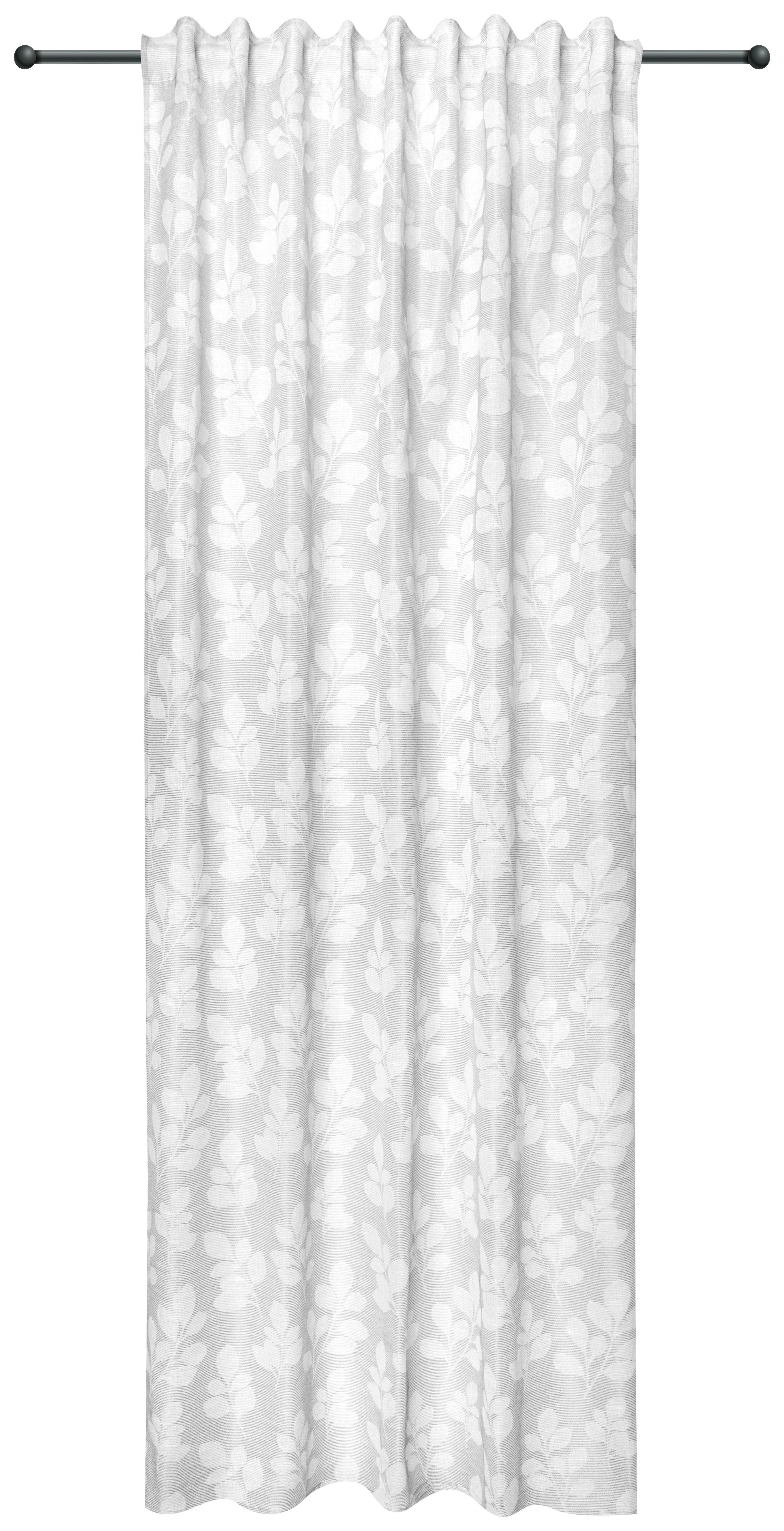 Fertigvorhang Lola - Grau, ROMANTIK / LANDHAUS, Textil (140/245cm) - James Wood