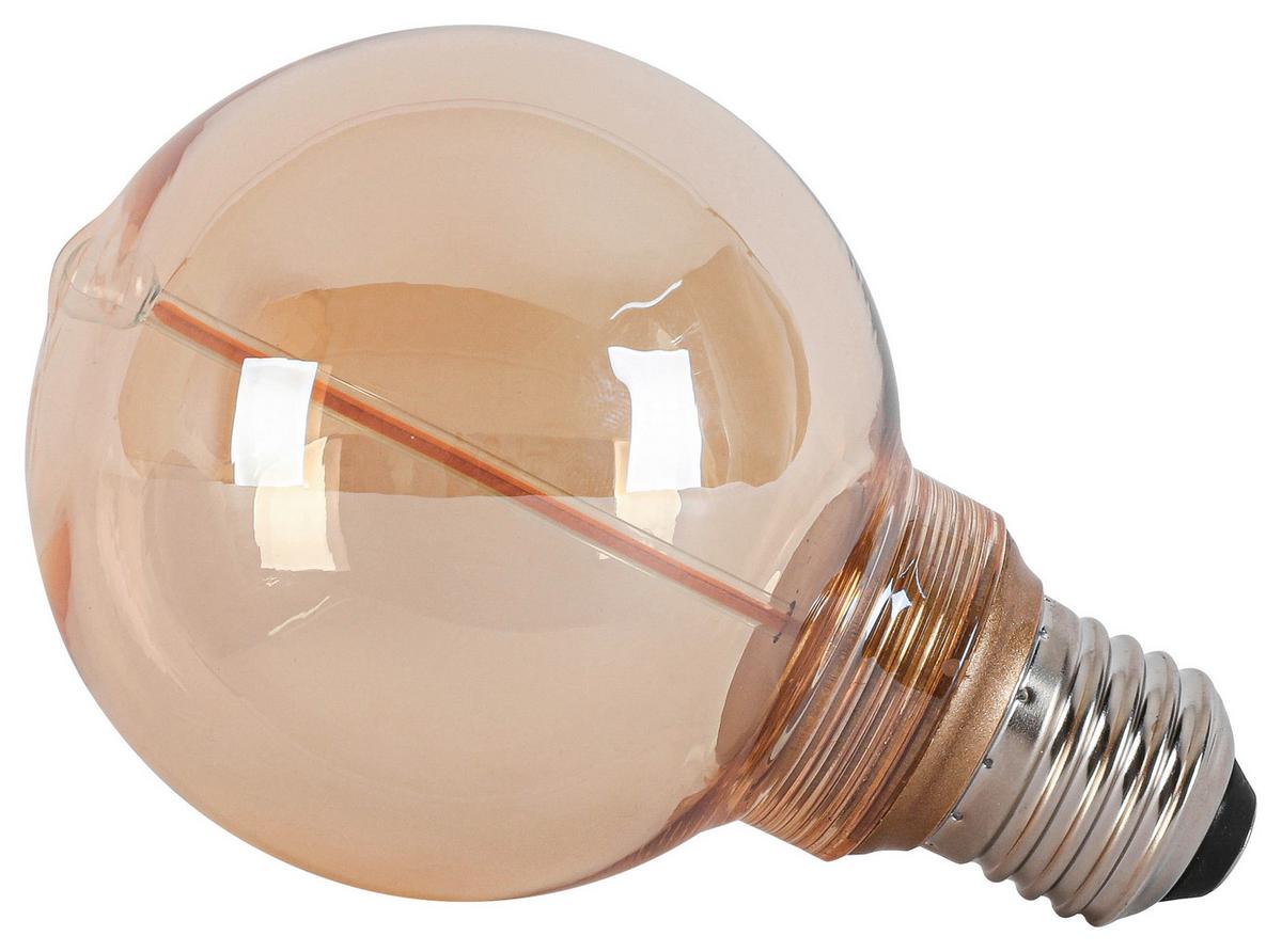 LED ŽÁROVKA C82218MM - jantarové barvy, Konvenční, kov/sklo (8/12,2cm) - Modern Living