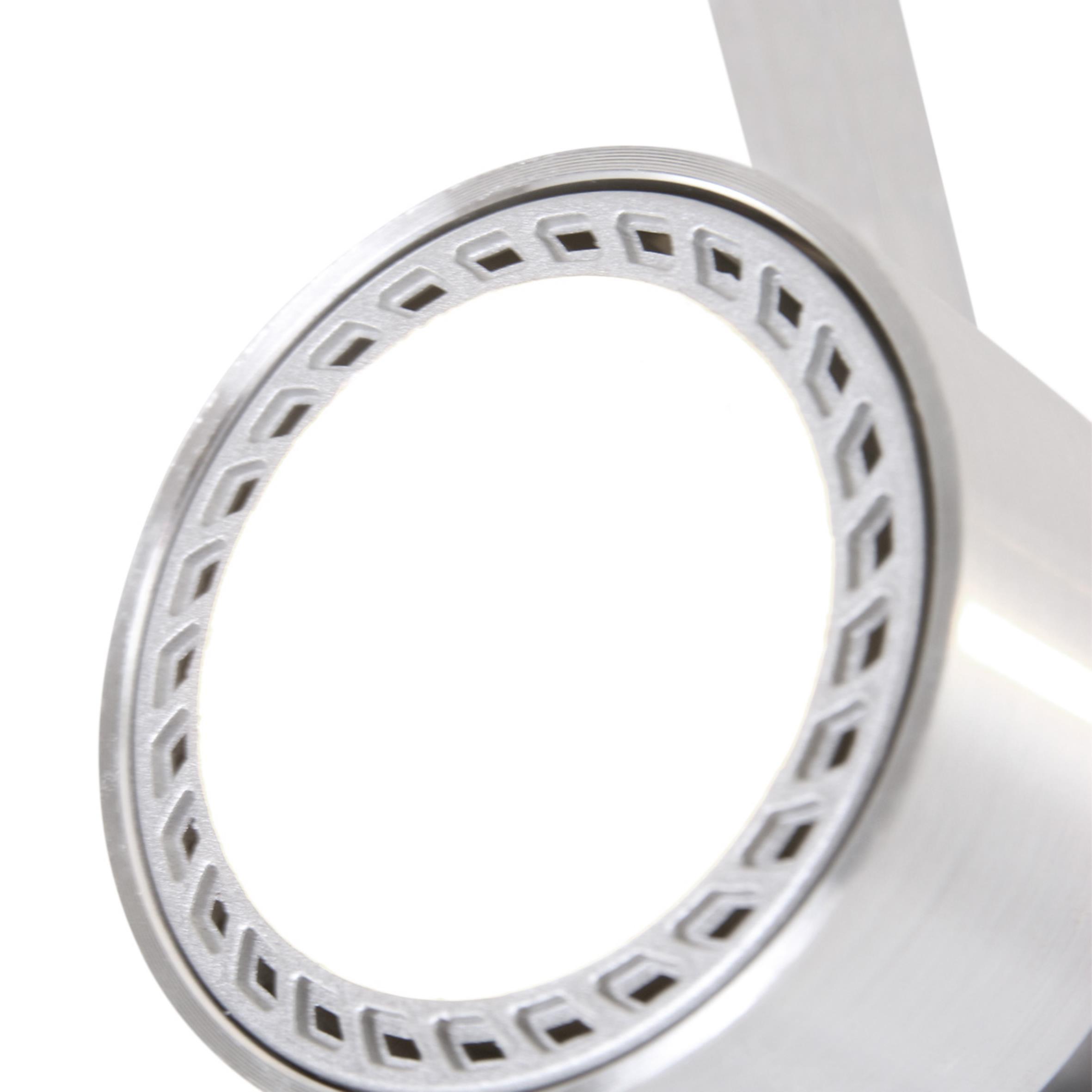 Deckenleuchte Natasja Led - Silberfarben, Trend, Metall (12/12/12cm)