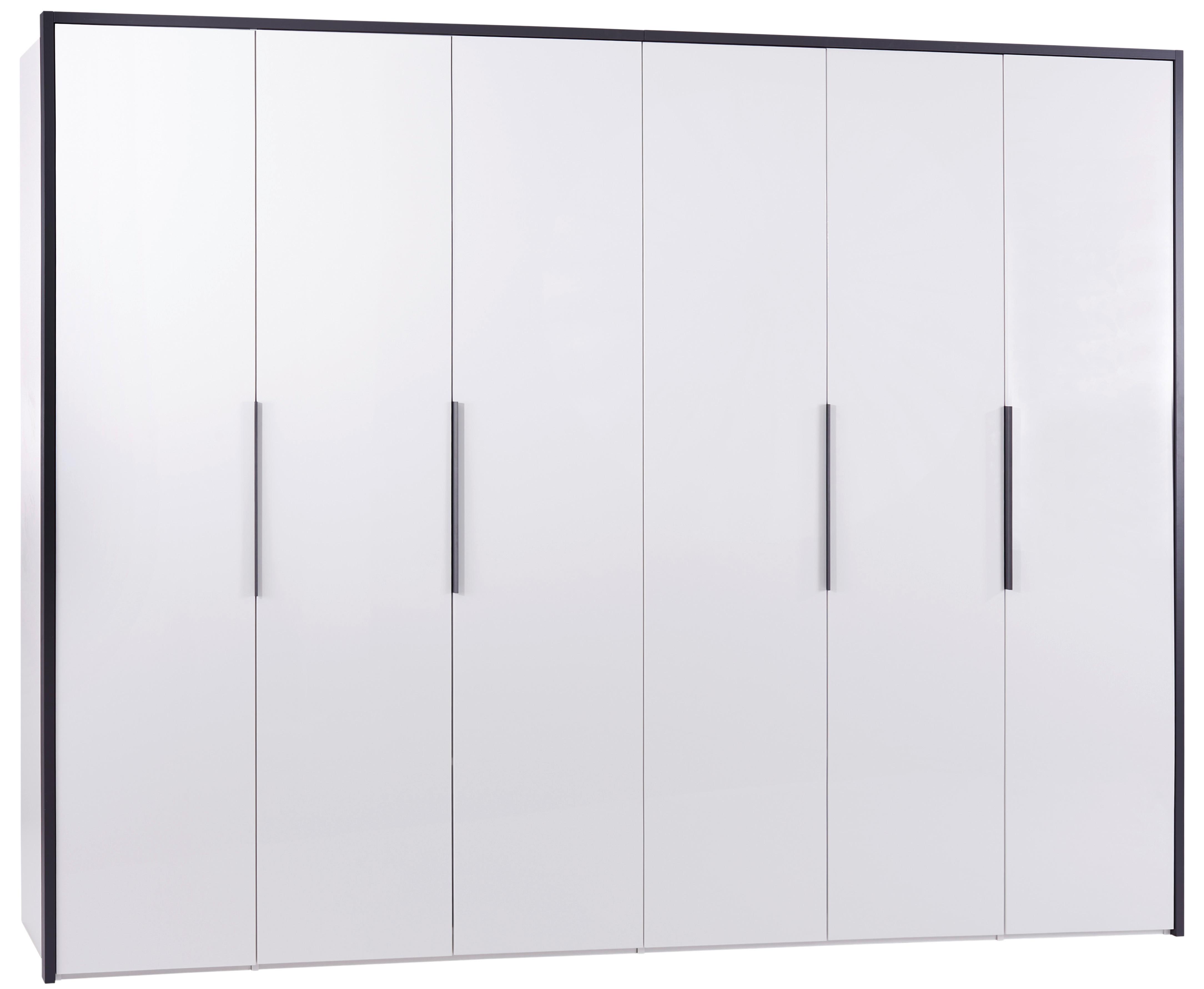Drehtürenschrank 294cm Lucca Weiß