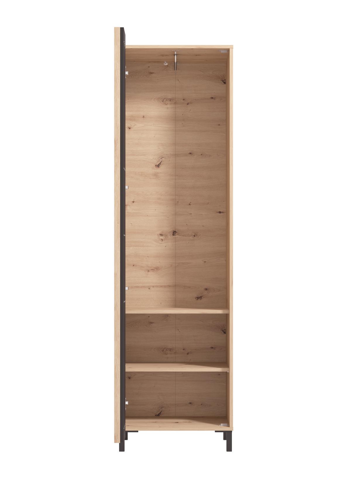 Előszobaszekrény Laval - Artisan tölgy, Modern, faalapú anyag (54,5/192,5/40cm)