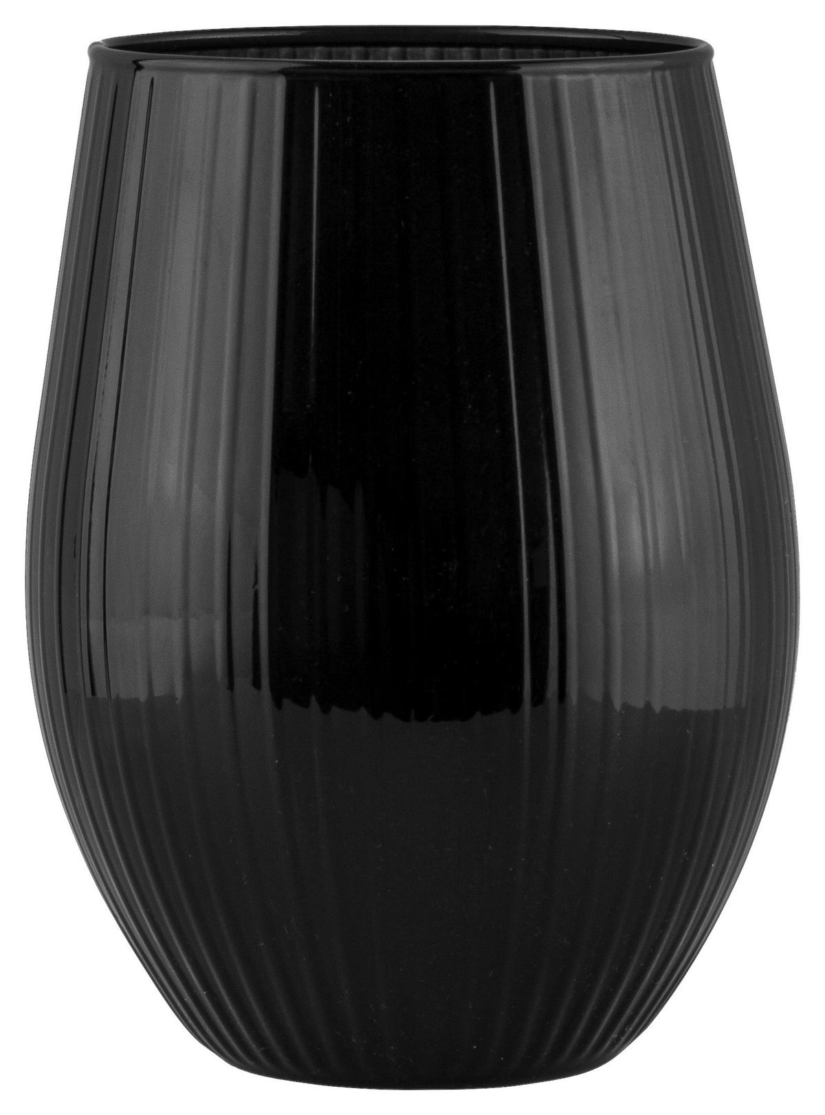 Trinkglas Jessi ca. 610 ml - Blau/Beige, MODERN, Glas (7,6/12,5cm) - Luca Bessoni