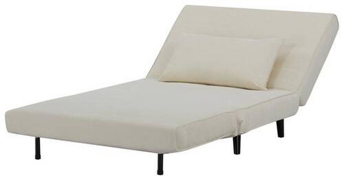 Rozkladacie kreslo NIGHT 100, béžový menčester - čierna/béžová, Modern, drevo/textil (101/81/90cm) - Mömax