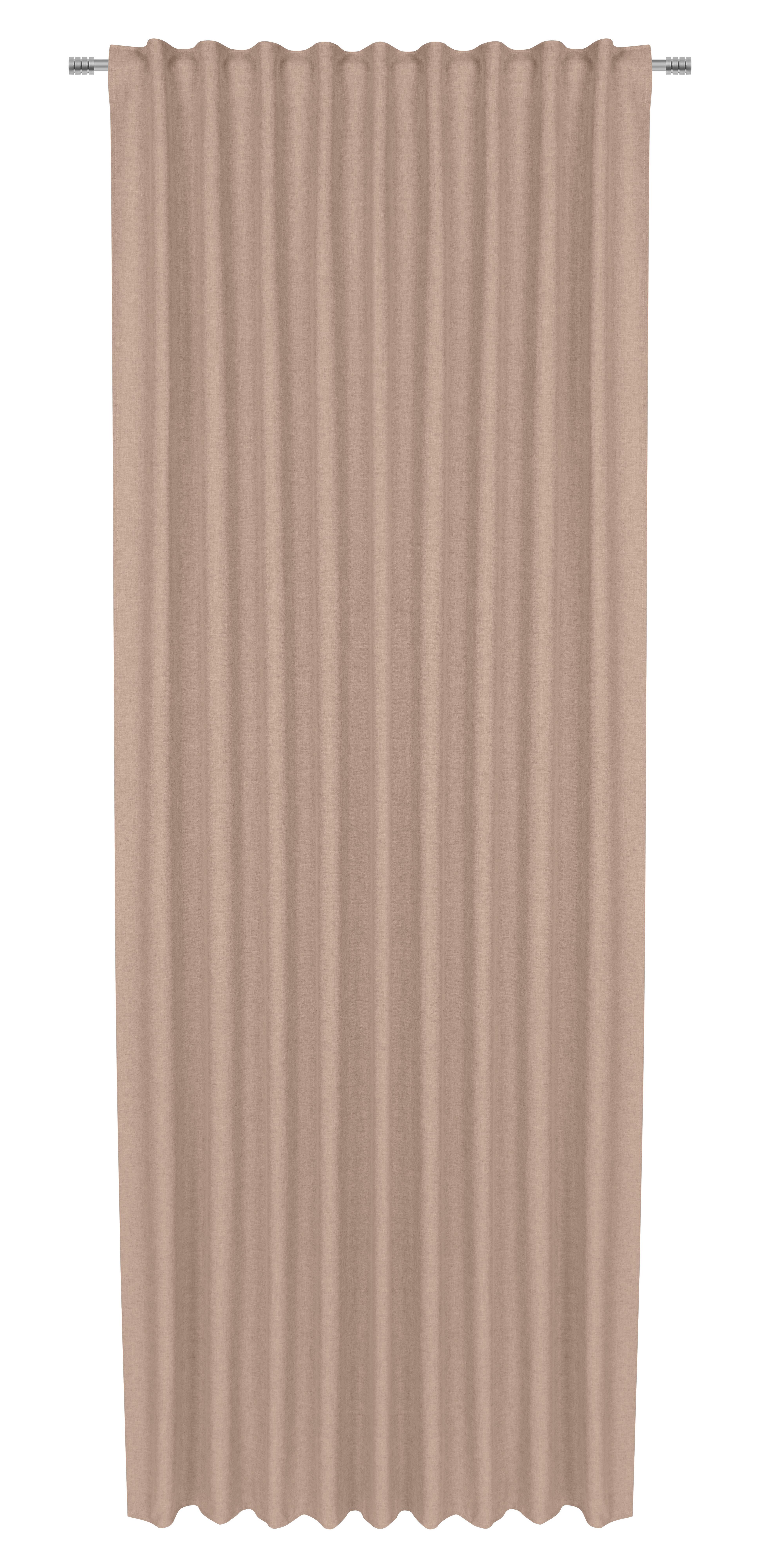 Hotový závěs Ulrich, 135/245cm, šedohnedá - šedohnědá, textil (135/245cm) - Modern Living