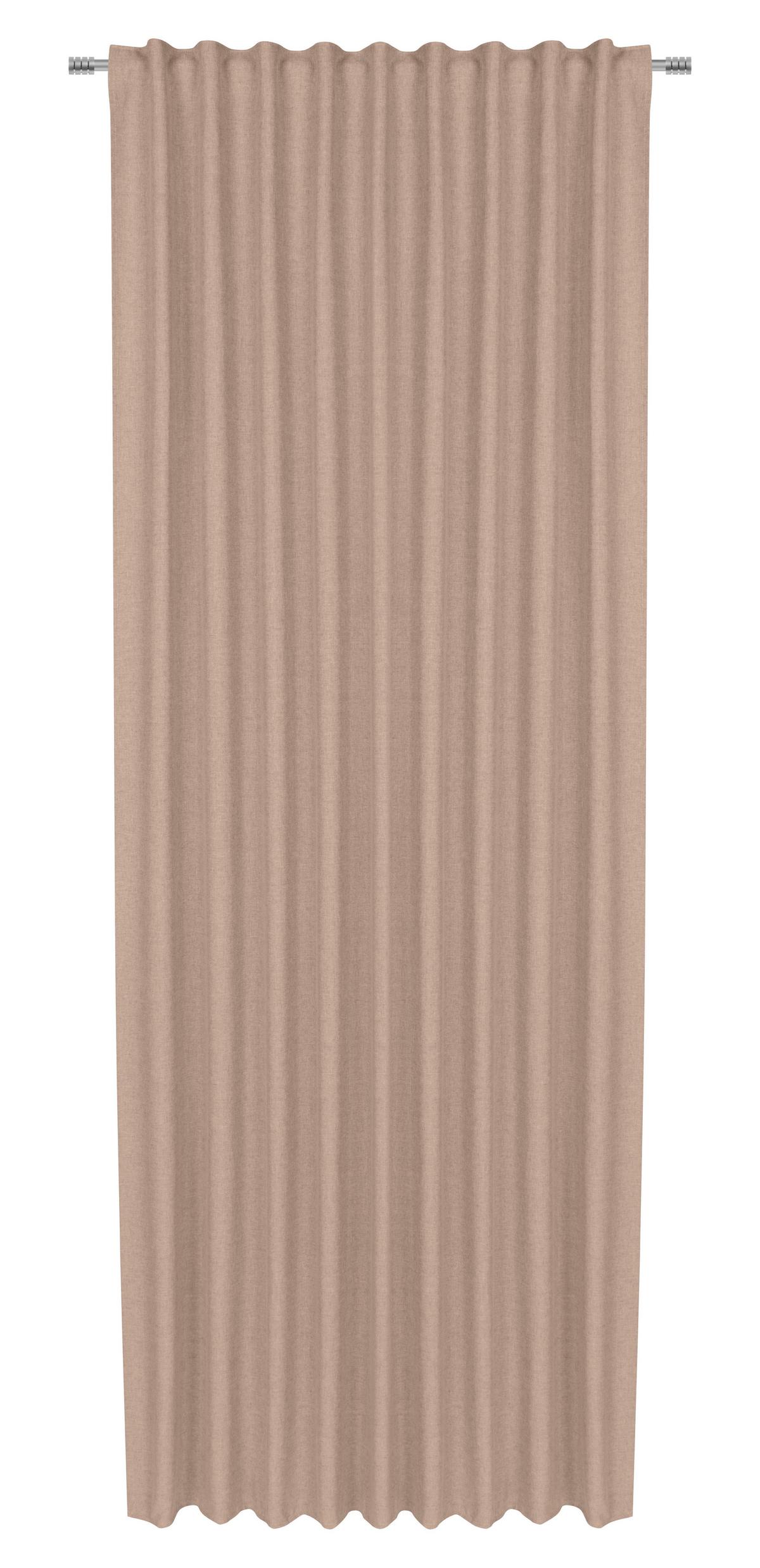 Hotový závěs Ulrich, 135/245cm, šedohnedá - šedohnědá, textil (135/245cm) - Modern Living
