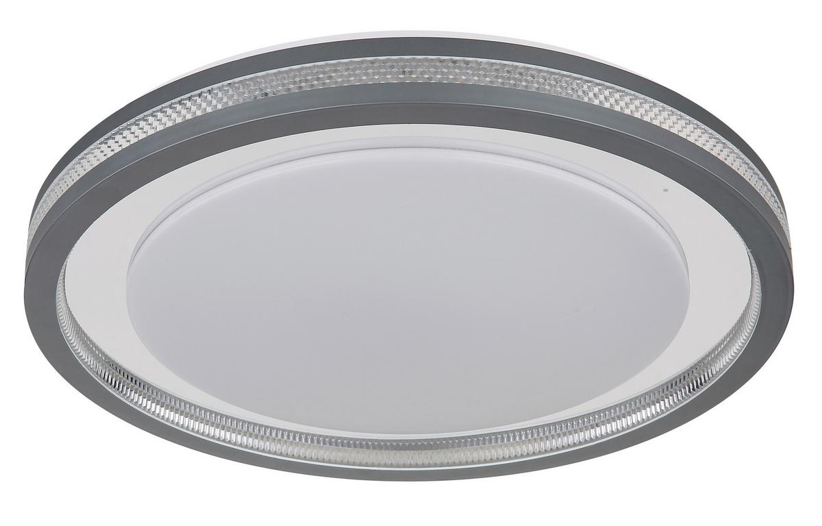 Led Mennyezeti Lámpa 48373-30 - opál/áttetsző, Konventionell, műanyag/fém (47,8/6,7cm) - Globo
