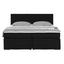 Boxspringbett mit Matratze und Topper 180x200cm Nero - Chromfarben/Schwarz, KONVENTIONELL, Textil (180/200cm) Boxspringbett mit Matratze und Topper 180x200cm Nero - Chromfarben/Schwarz, KONVENTIONELL, Textil (180/200cm)