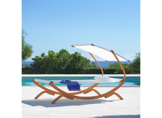 Relaxační Lehátko Curtys - přírodní barvy/barvy modřínu, Moderní, dřevo/textil (224/108/150cm) - Modern Living Relaxační Lehátko Curtys - přírodní barvy/barvy modřínu, Moderní, dřevo/textil (224/108/150cm) - Modern Living
