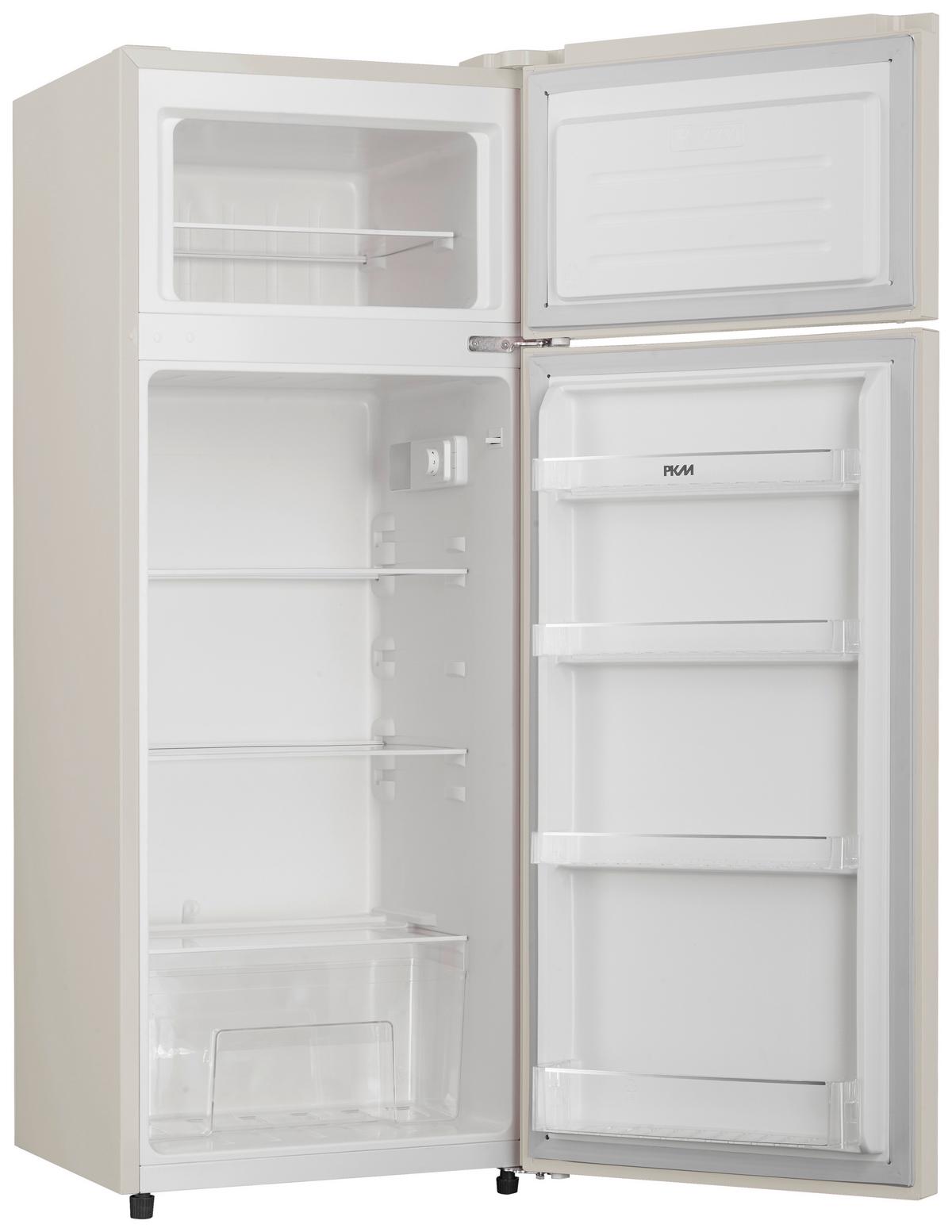 Kühl-Gefrier-Kombination Gk210-2 Cr - Creme, Trend, Kunststoff/Metall (54/143/54,5cm) - PKM