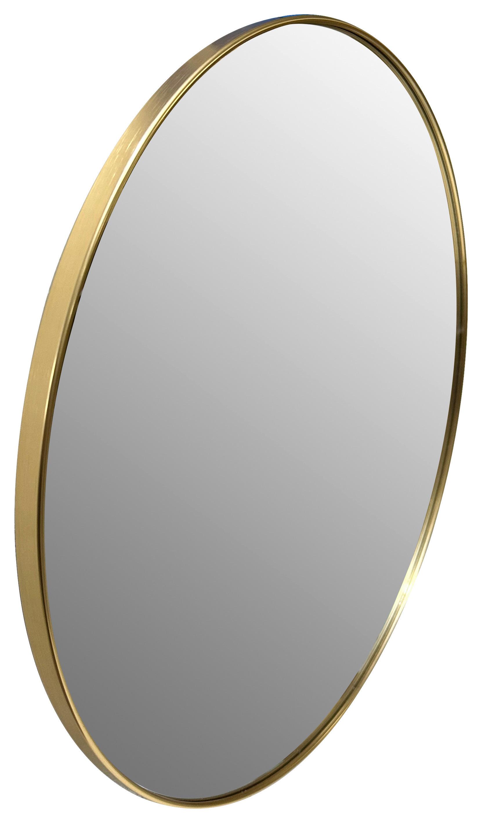 Spiegel Rom - Goldfarben, MODERN, Glas/Metall (50/50/1,5cm)