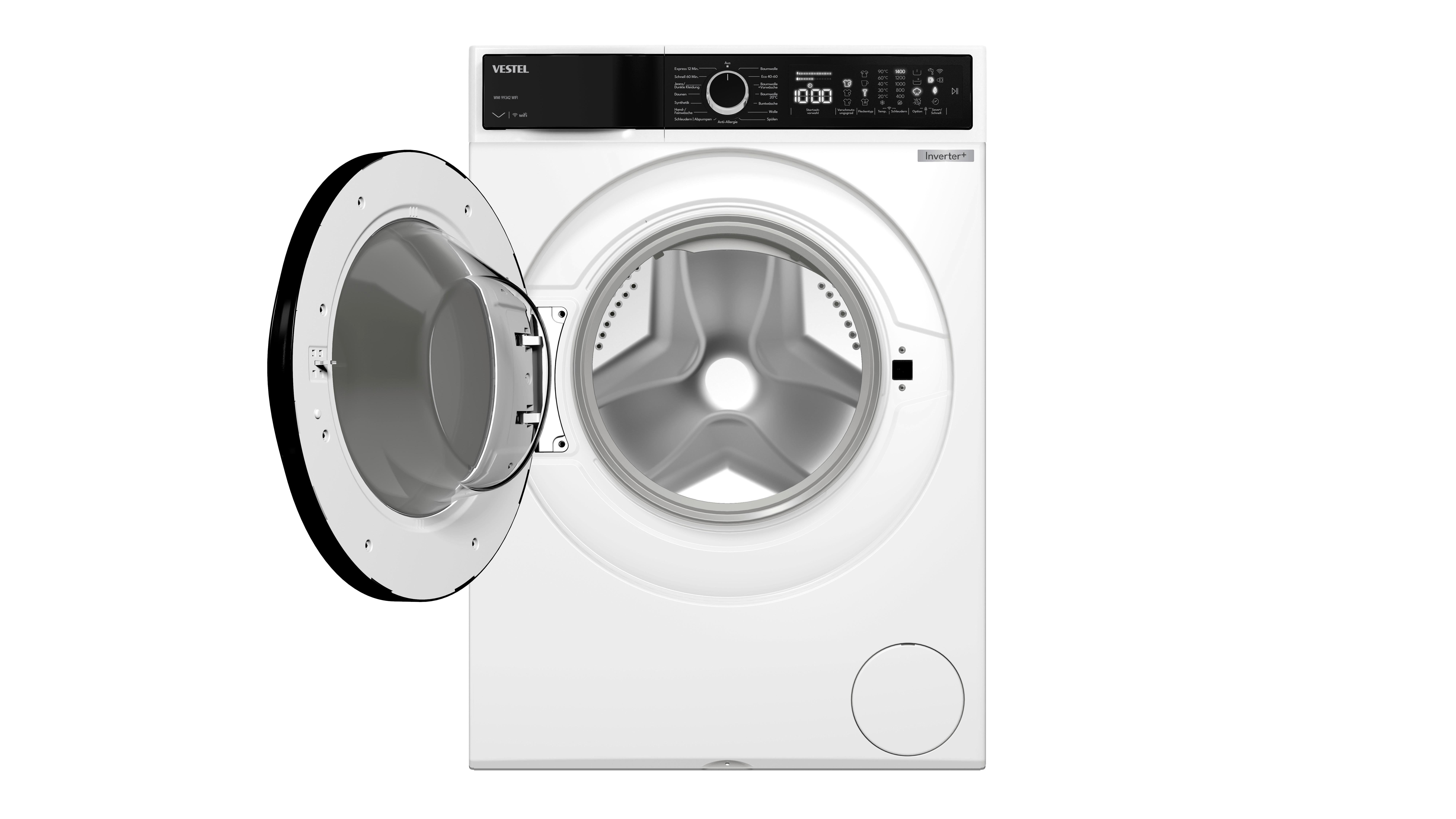 Waschmaschine 10829531 - Wmi 99342 Wifi - Weiß, Basics, Metall (59,7/84,5/58,2cm) - Vestel