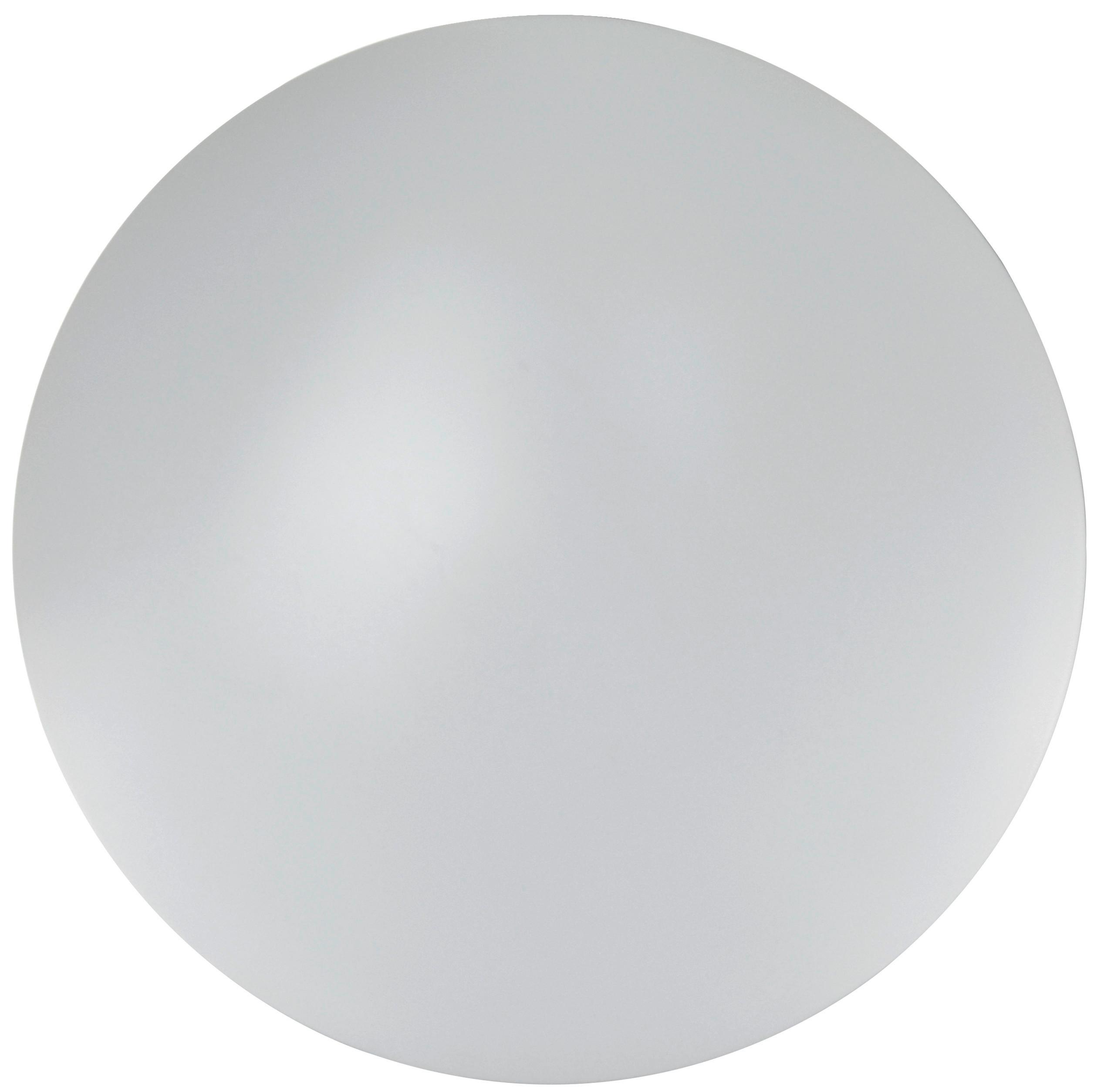 LED-Deckenleuchte Ø 33 cm, In- und Outdoor - Weiß, Basics, Kunststoff/Metall (33/5,7cm)