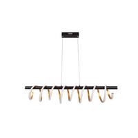 Led-pendelleuchte 7087758 - Goldfarben/Schwarz, Design, Metall (100/20/150cm) - Näve