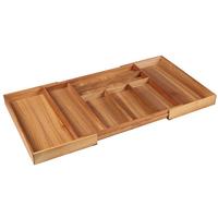Príborník do zásuvky Flex - L - prírodná farba, Modern, drevo (47,3/55,5-92,5/5,5cm) - Zandiara