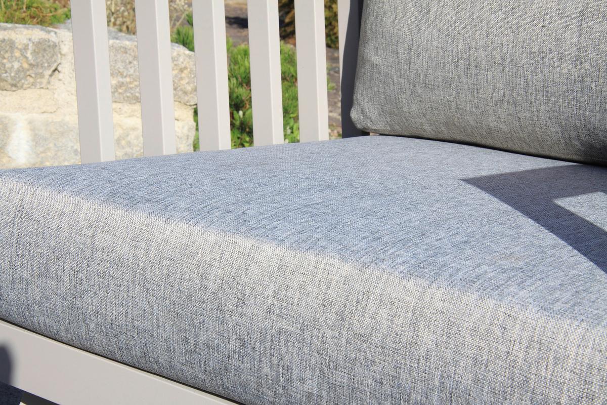 Loungegarnitur Gondola - Taupe/Grau, MODERN, Kunststoff/Textil (175/70/72cm) - Acamp