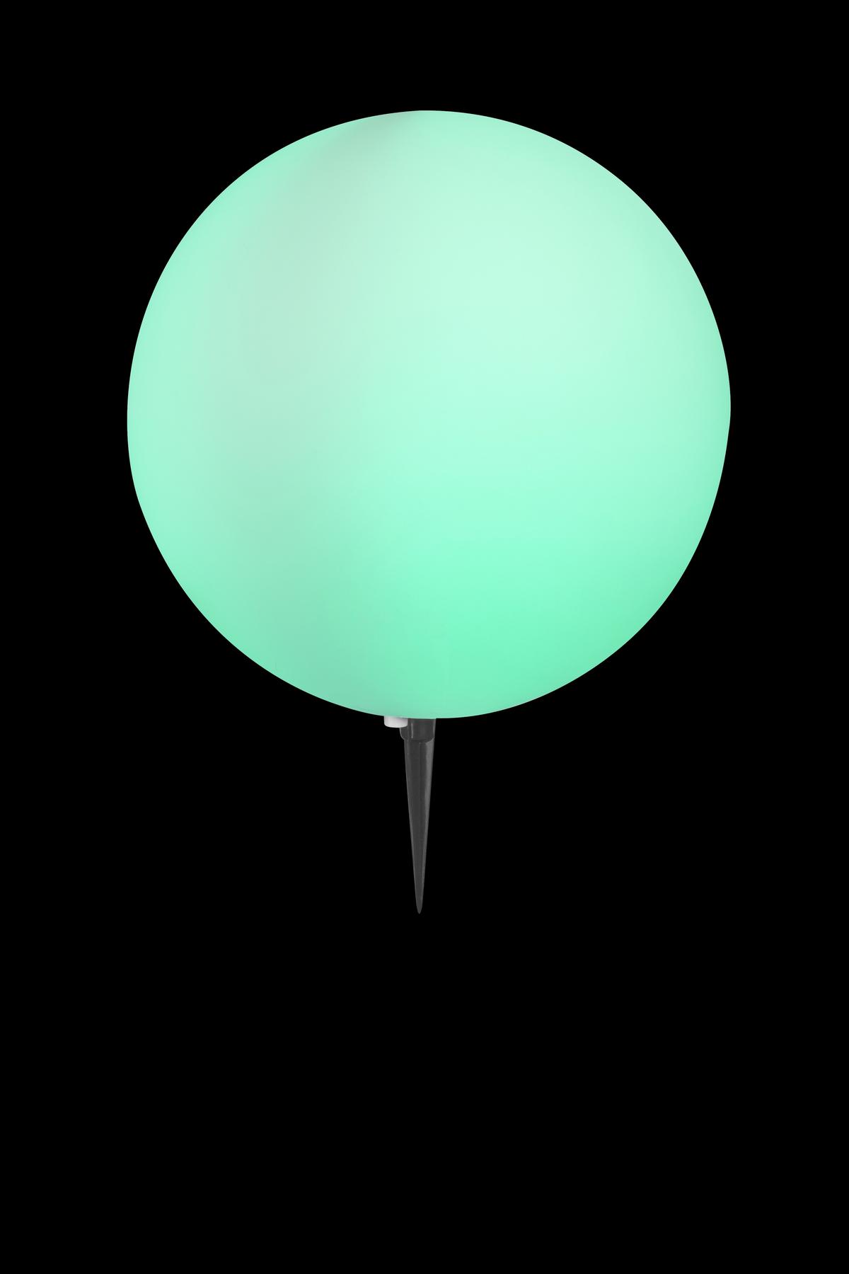 Außenstehleuchte 31776 Toula - Schwarz/Weiß, Design, Kunststoff (40/56cm) - Globo