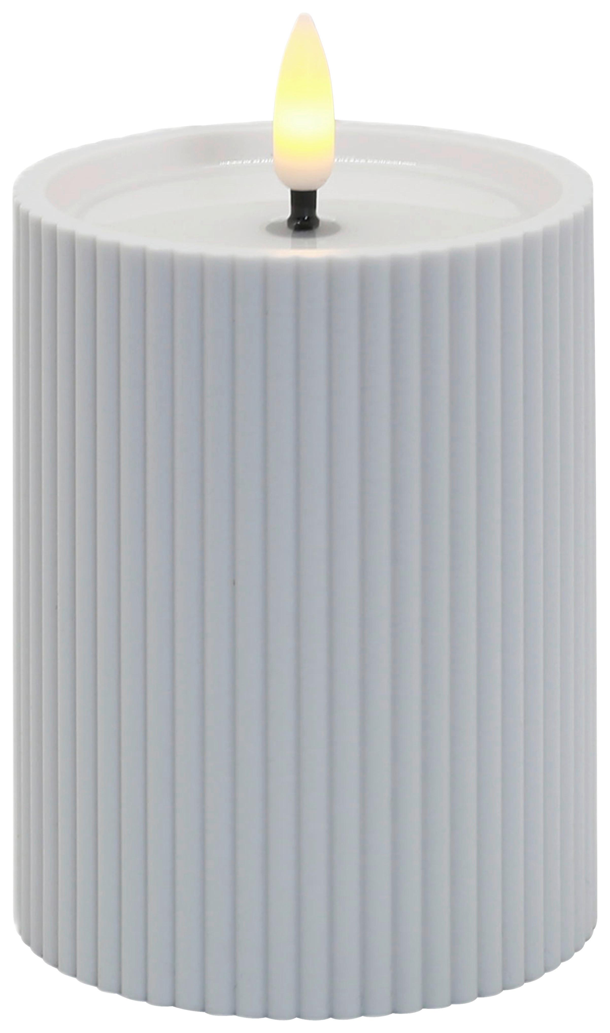 LED svíčka LIORIS, 10 CM - bílá, plast (7,5/10cm) - Mömax