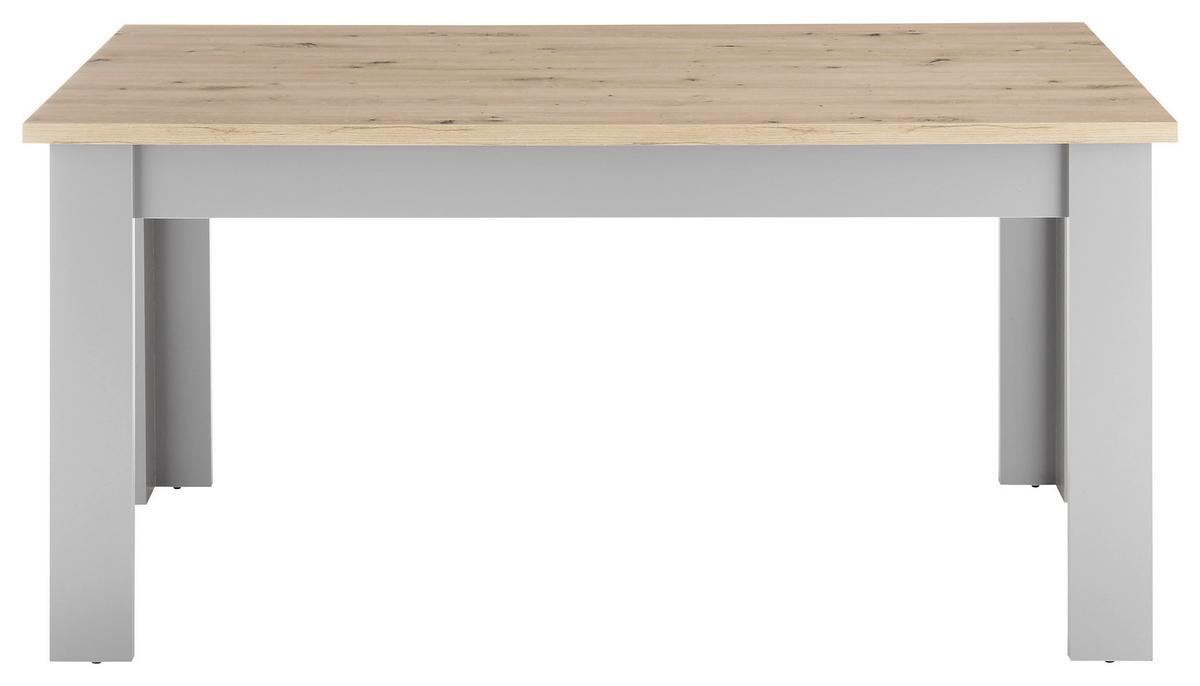 Esstisch Chambord Grau/eiche Artisan L: 160 Cm - Eiche Artisan/Grau, Design, Holzwerkstoff (160/90/76cm) - MID.YOU
