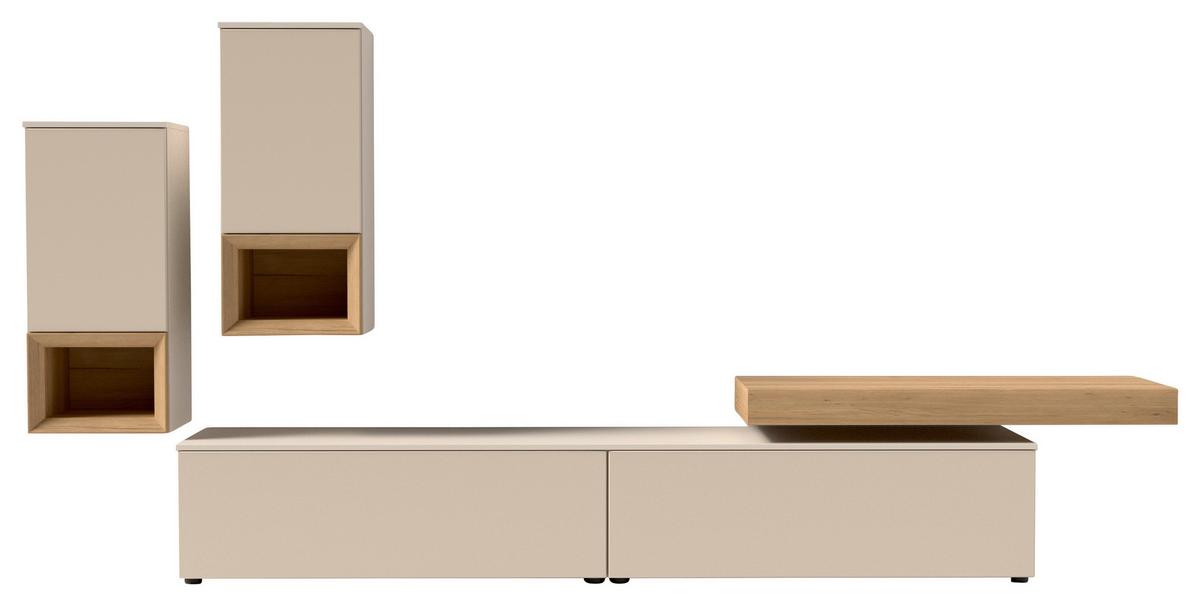 Hängeelement Las Vegas Weiß/Eiche Dekor B: 40 cm - Eichefarben/Weiß, MODERN, Holzwerkstoff (40/88/37cm) - Vertico