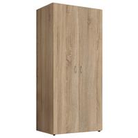 Drehtürenschrank 81cm Joe Sonoma Eiche Dekor - Sonoma Eiche, Basics, Holzwerkstoff (81/177/51cm)