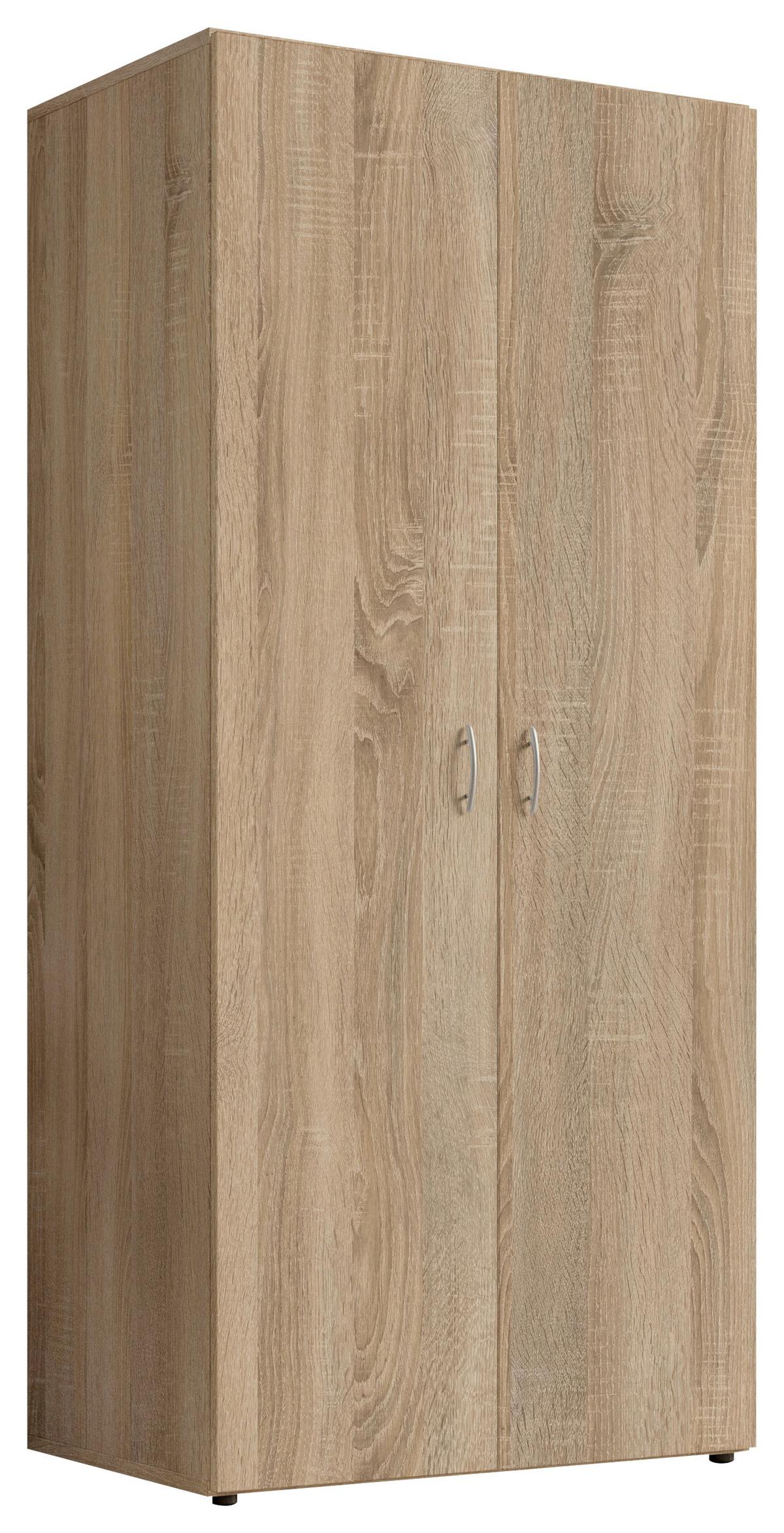 Drehtürenschrank 81cm Joe Sonoma Eiche Dekor - Sonoma Eiche, Basics, Holzwerkstoff (81/177/51cm)