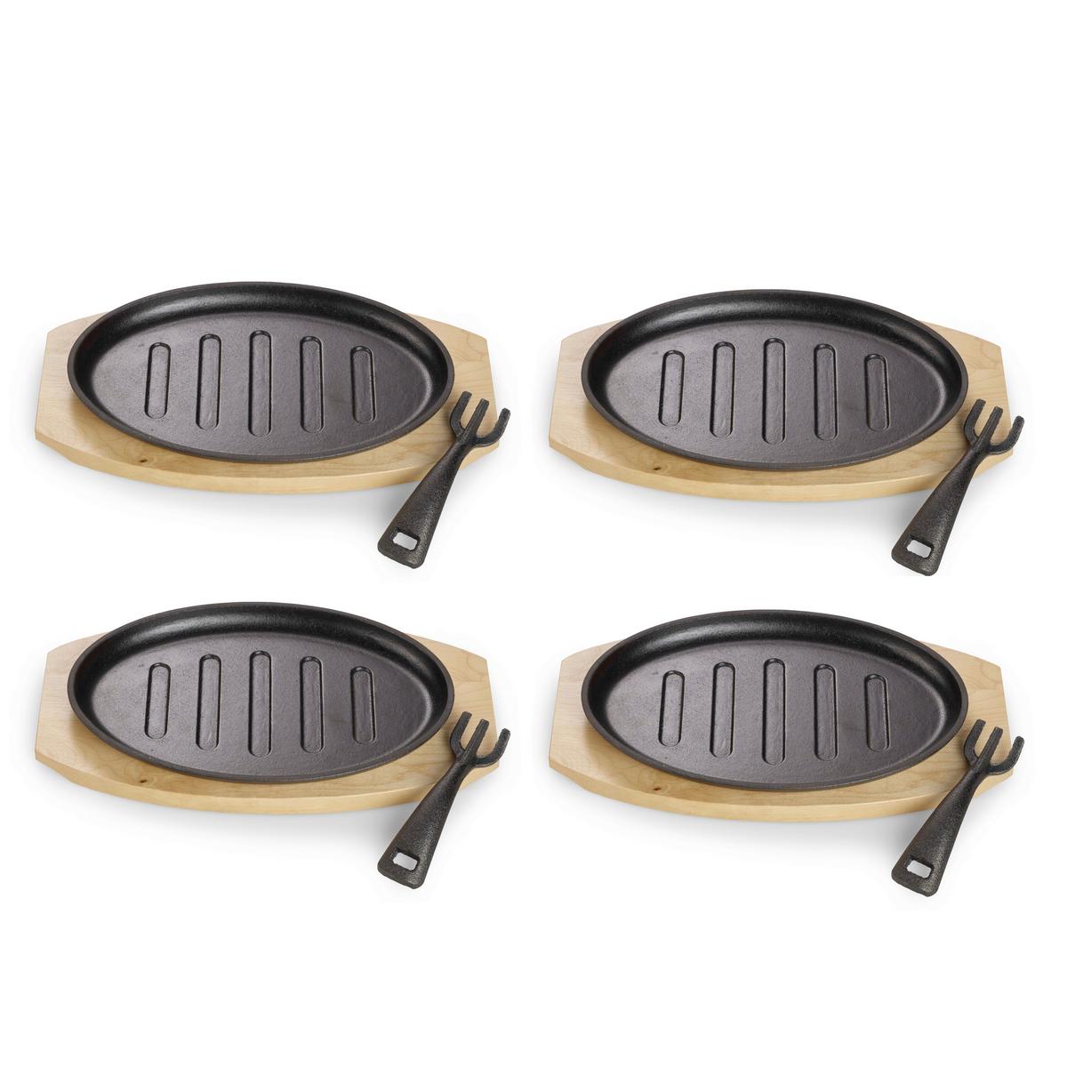 Pfannenset Ew-Ge-1347-4 - Schwarz, Basics, Metall (28/18/2cm) - Echtwerk