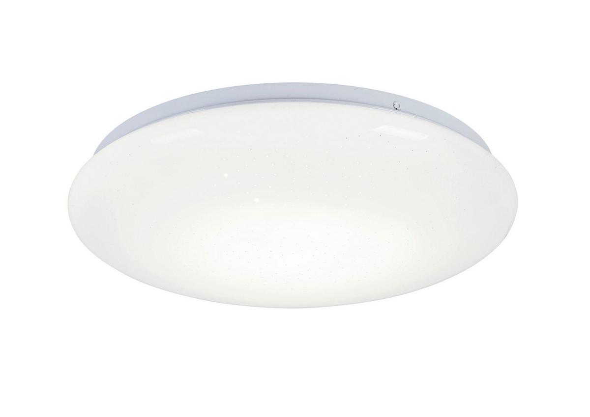 STROPNÉ LED SVIETIDLO ISKRI - biela, Modern, kov/plast (33/6,5cm) - Mömax