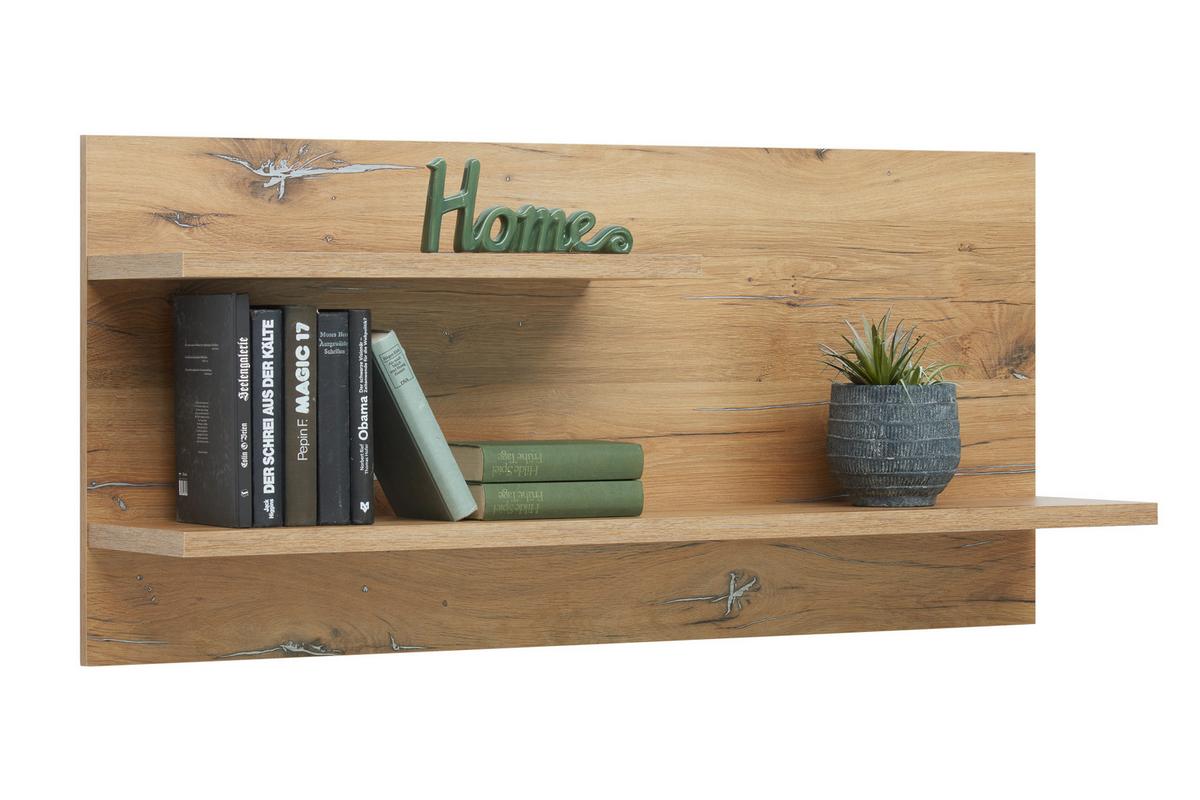 Wandboard Auris B: 120 cm Eiche Dekor - MODERN, Holzwerkstoff (120/55/25cm) - Luca Bessoni