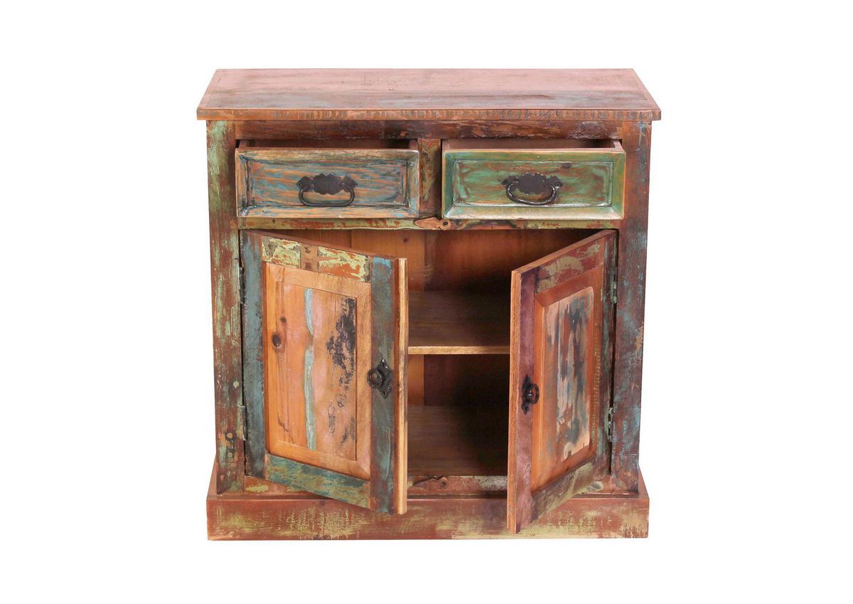 KOMMODE Multicolor B: 80cm - Multicolor, Design, Holz (80/40/80cm) - MID.YOU