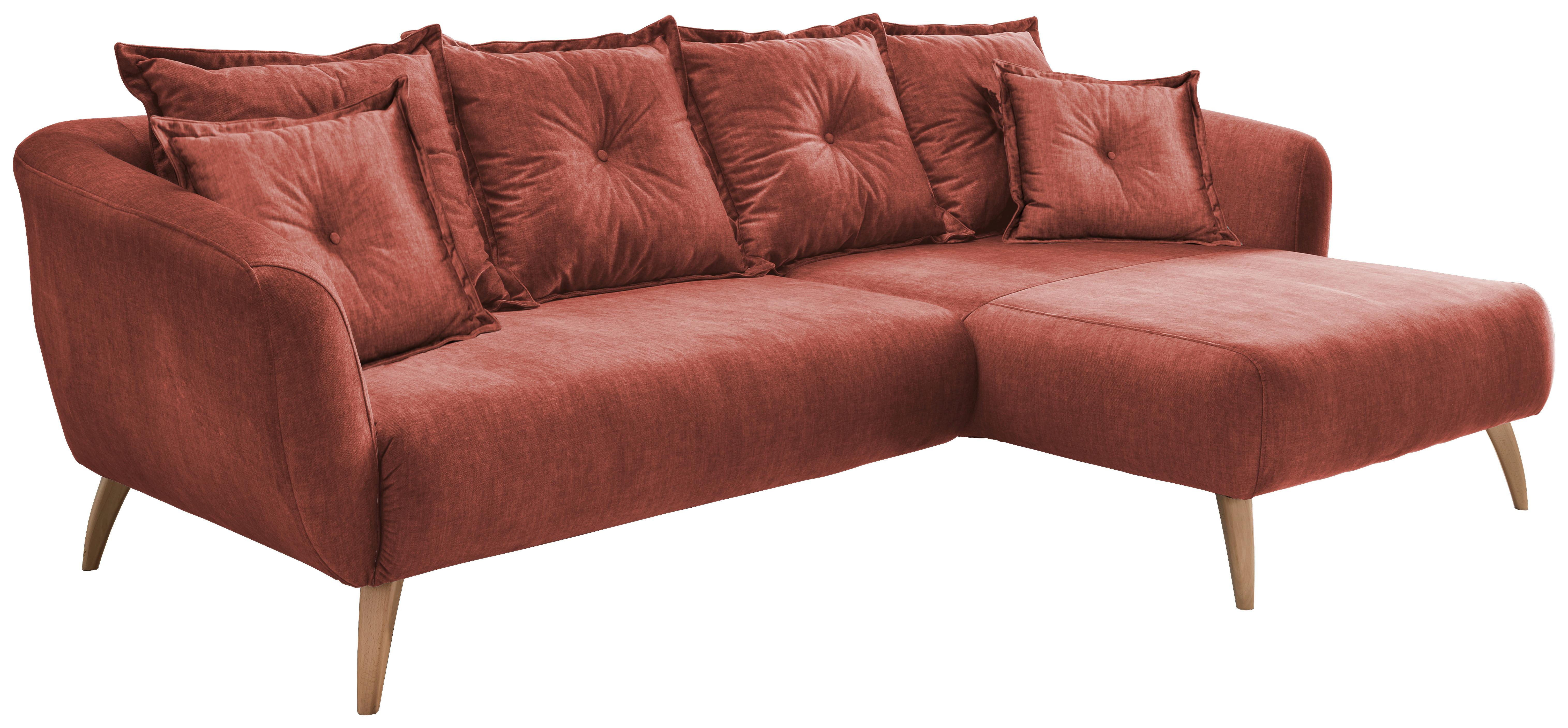Ecksofa Baggio Koralle S: 277/162 cm