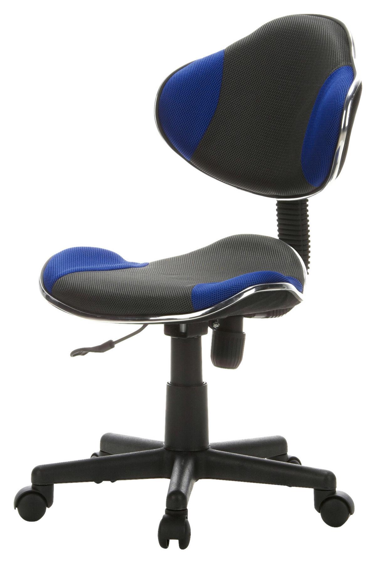 Jugenddrehstuhl Kiddy Gti 2 Blau/Grau - Blau/Grau, Basics, Kunststoff (45/86-101/42cm) - MID.YOU