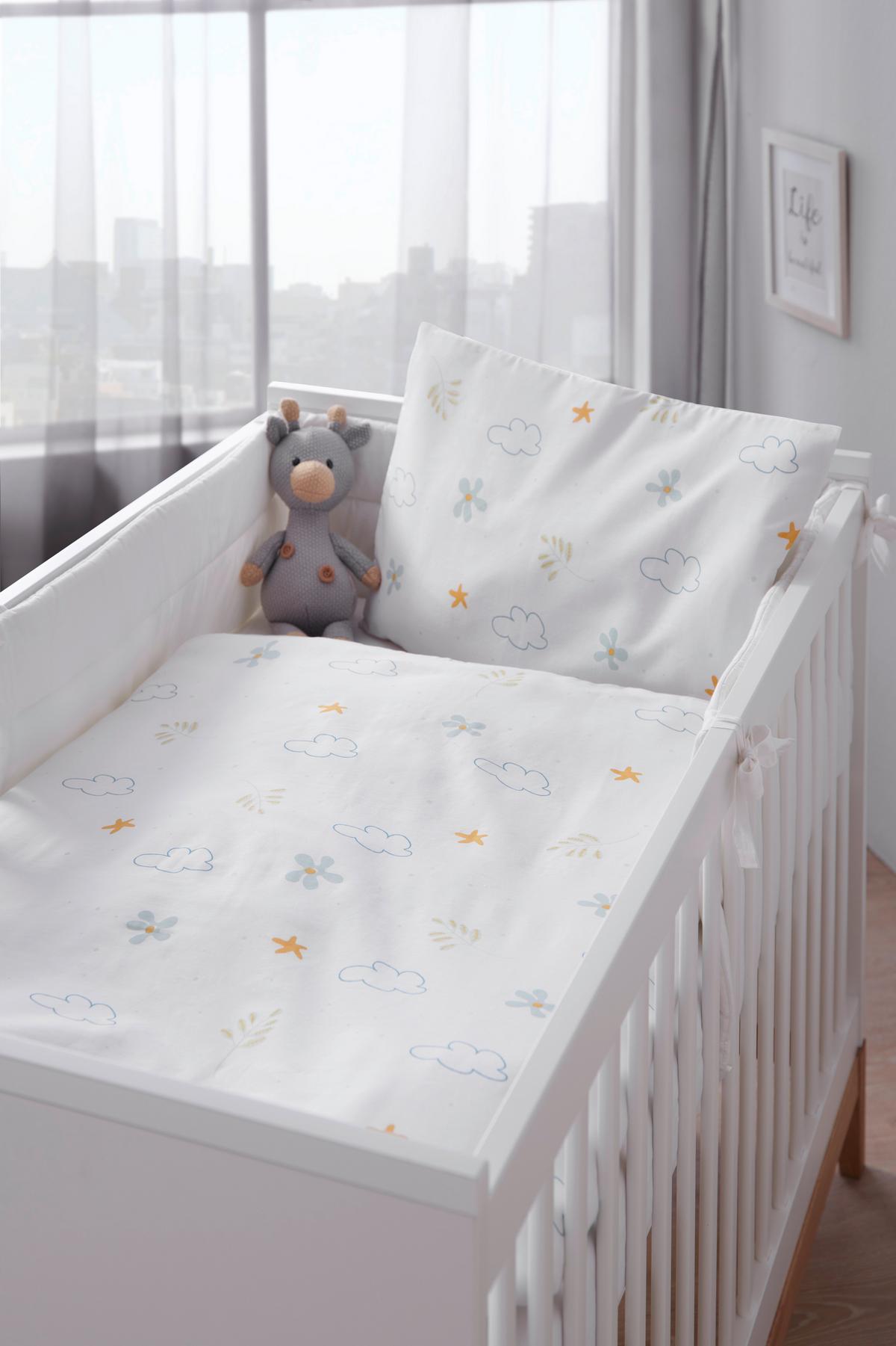 DĚTSKÉ POVLEČENÍ Sally, 40/60+100/135cm - bílá, Moderní, textil (100/135cm) - Premium Living