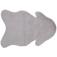 Kunstfell Elisabeth Grau 90x60 Cm, Schaffelloptik - Grau, Textil (90/60cm) - James Wood