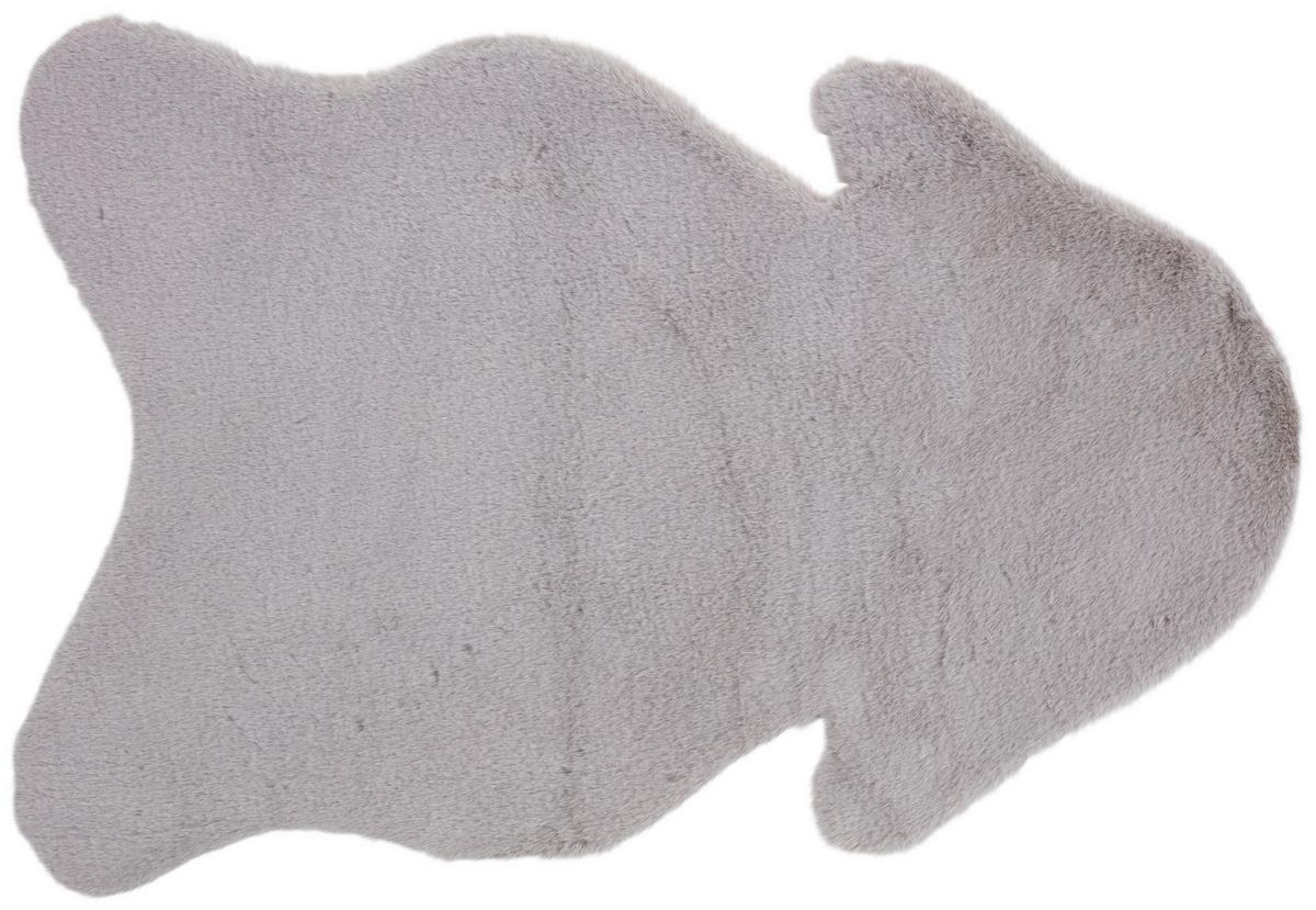 Kunstfell Elisabeth Grau 90x60 Cm, Schaffelloptik - Grau, Textil (90/60cm) - James Wood