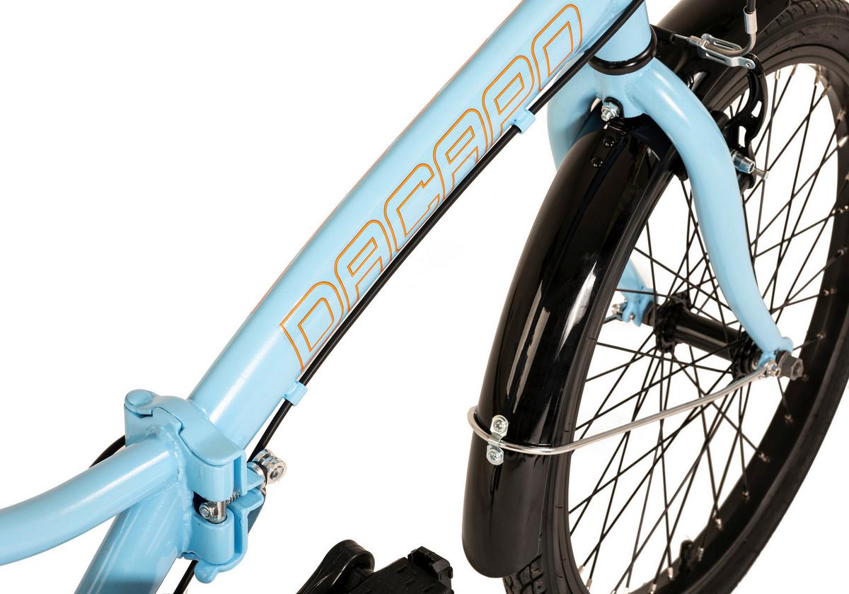 CITYBIKE 404C FALTRAD - Hellblau, LIFESTYLE, Metall (25/140/60cm)