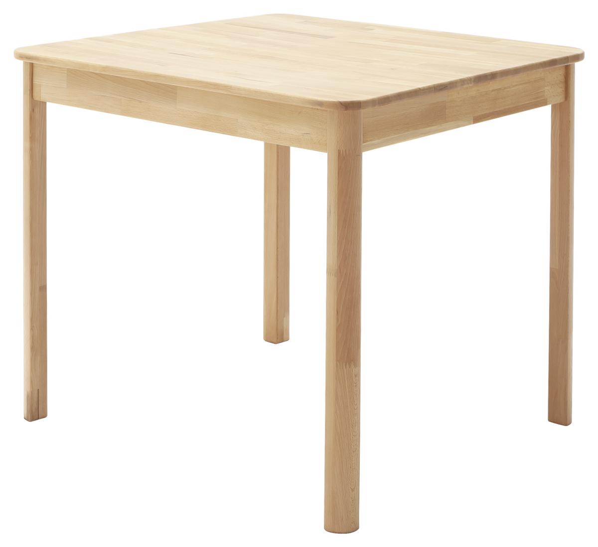 Esstisch Oskar - Kernbuche, KONVENTIONELL, Holz (80/80/76cm) - MID.YOU