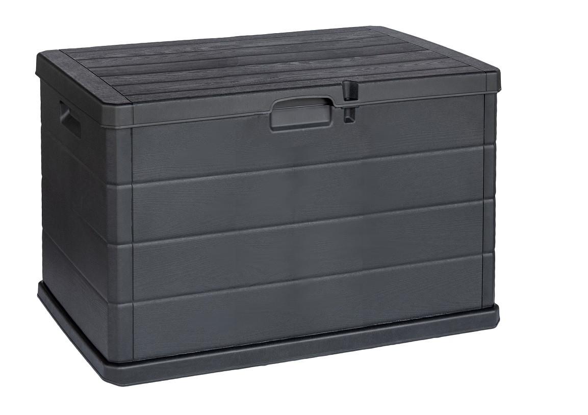 Kissenbox Beta - Anthrazit, Basics, Kunststoff (79/55/52cm)
