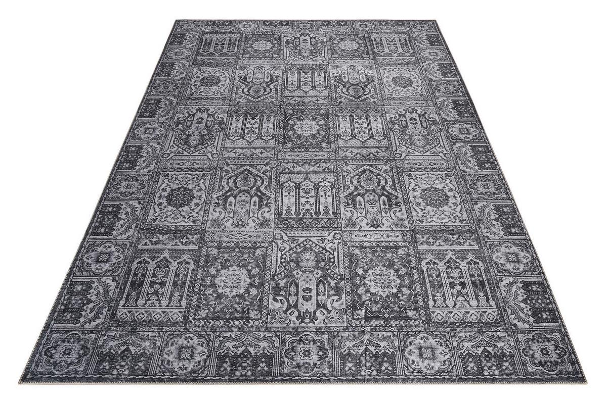 Flachwebteppich Fresh Bachtiar - Grau, Design, Textil (160/230cm) - WECON HOME