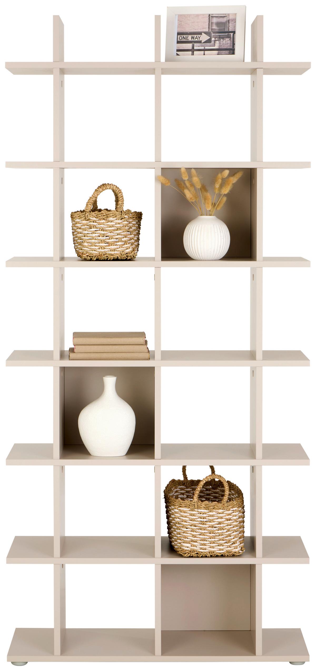 Regal Otto Kaschmir H: 175,2 Cm - Kaschmir, Trend, Holzwerkstoff (79,8/175,2/25,5cm)